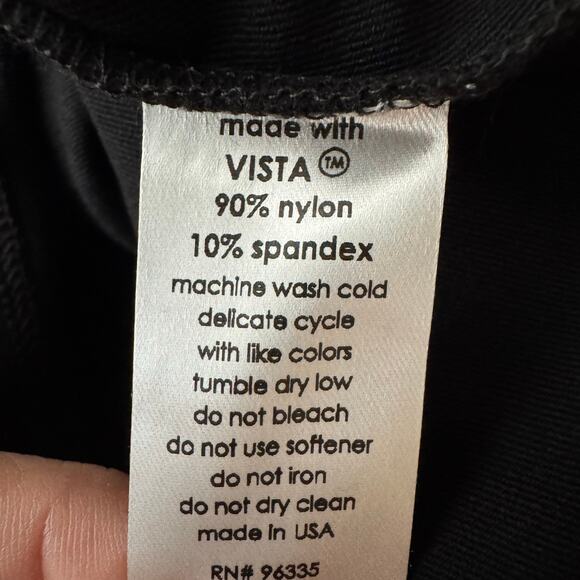 Susana Monaco Double Strap Mock Top in Black NWT Size Medium - Picture 6 of 8